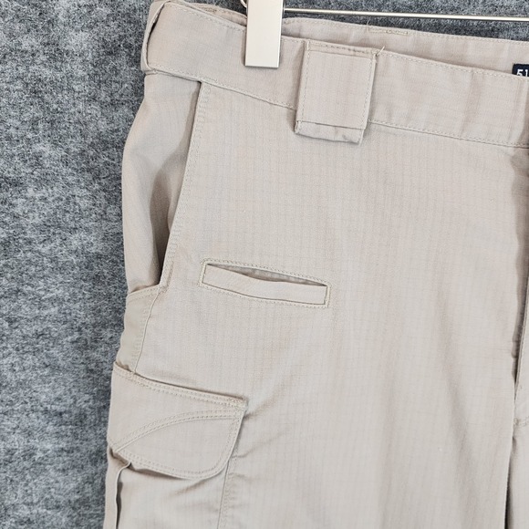 5.11 Tactical Series Cargo‎ Pants Mens Size 38W 29L Beige Work Utility Outdoor - Picture 3 of 16